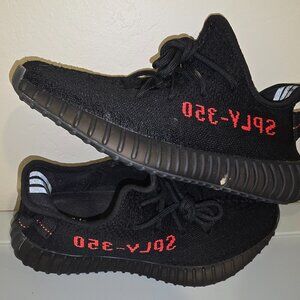 adidas Yeezy Boost 350 V2 Black Red CP9652 Size 7.5